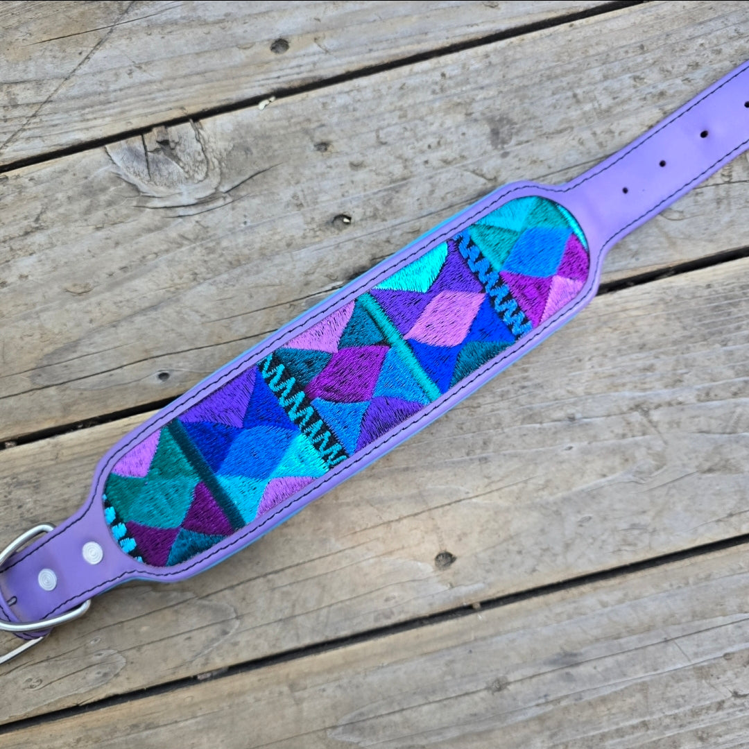 The Sofia (purple with blue padding)