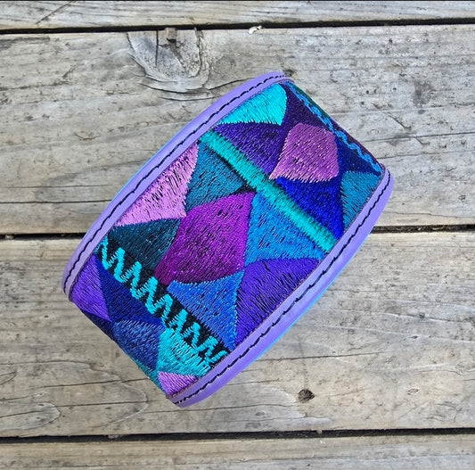 The Sofia (purple with blue padding)