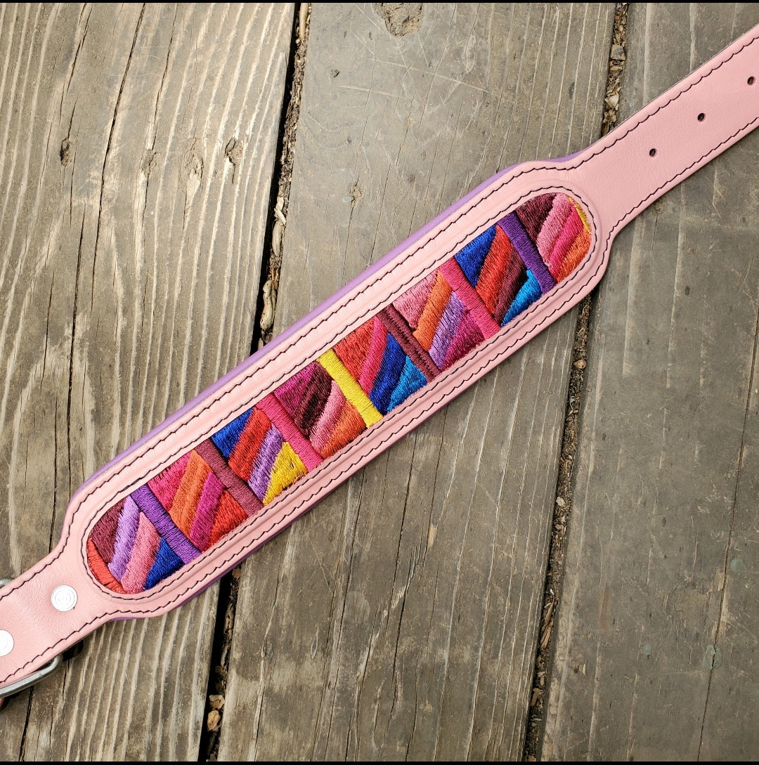 The Brandi (pink with purple padding)